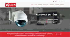 Desktop Screenshot of expertsecurity.cz
